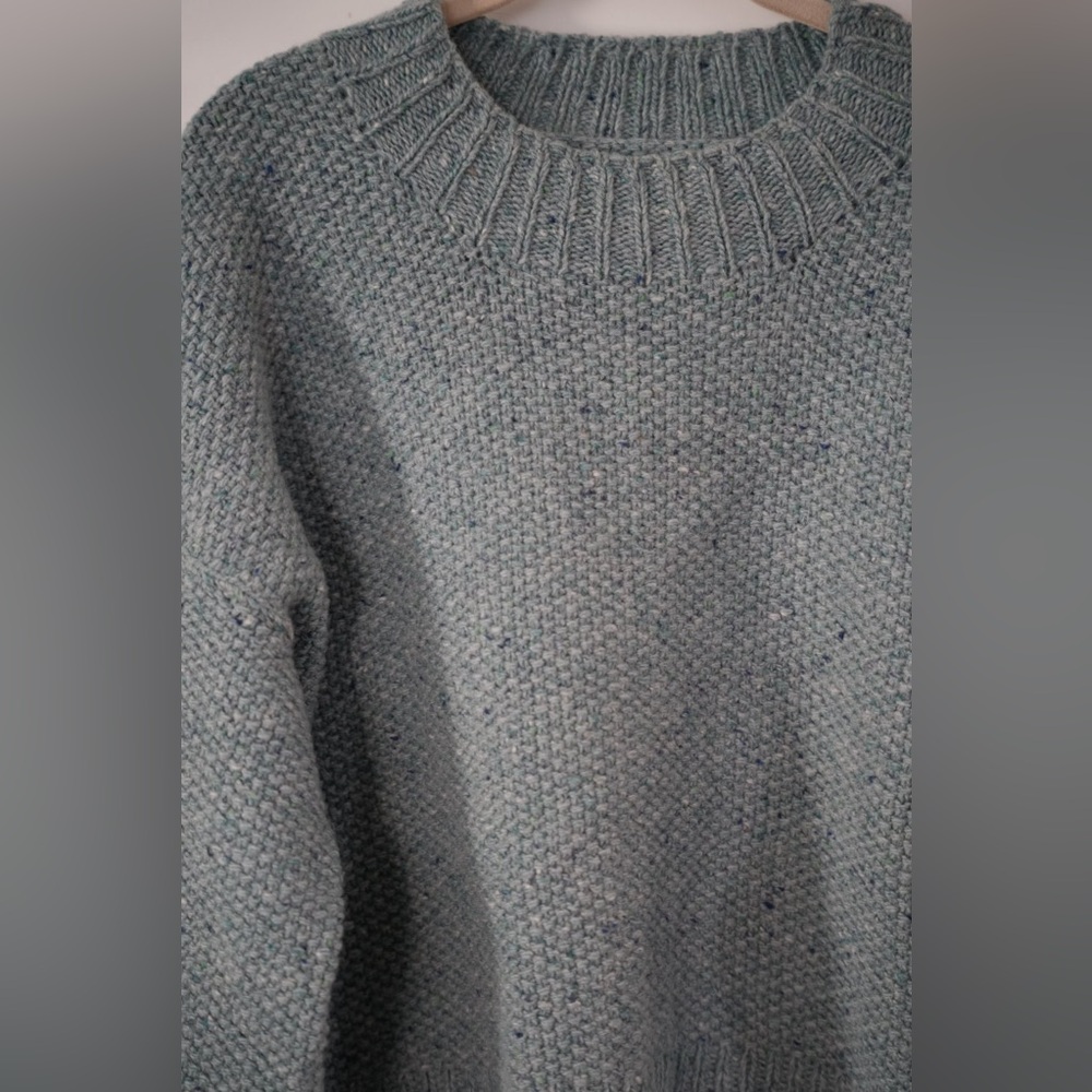 HANDKNIT Cropped Wool Jumper